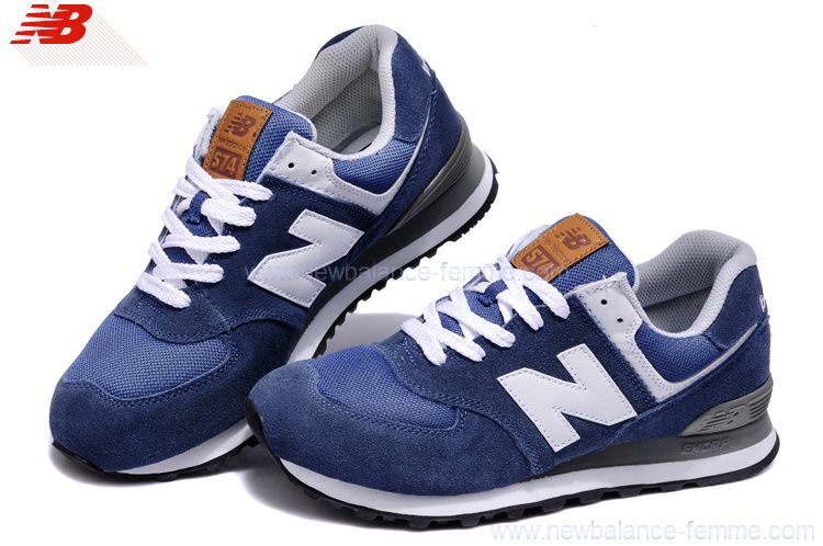 new balance bleu blanc